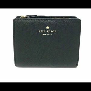 New. Kate Spade Black Leather Wallet